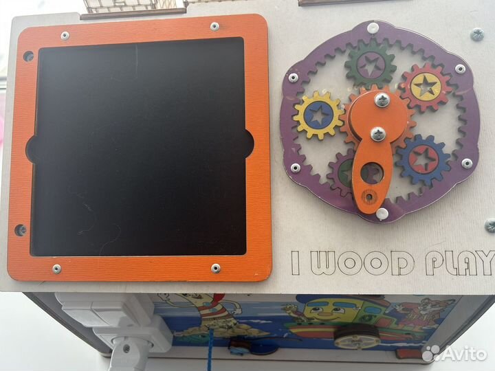 Бизиборд домик со светом большой