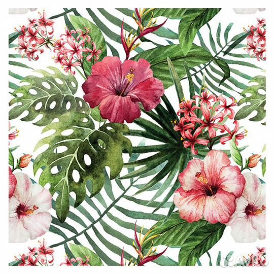 Постер гавайи канвас 400х400мм