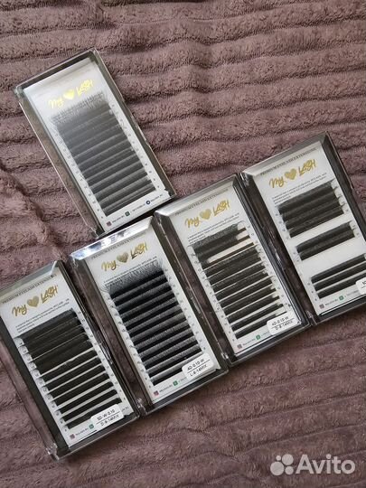 Готовые пучки для наращивания ресниц