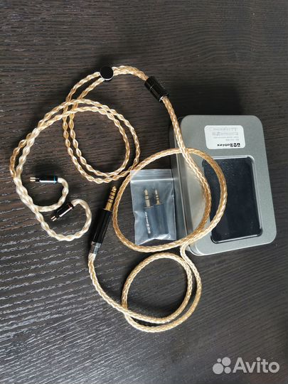 Кабель для наушников 2 pin 2,5/3,5/4,4