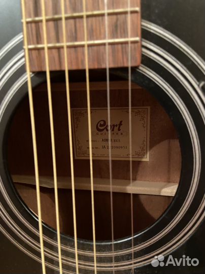 Акустическая гитара cort ad 810 Black Satin