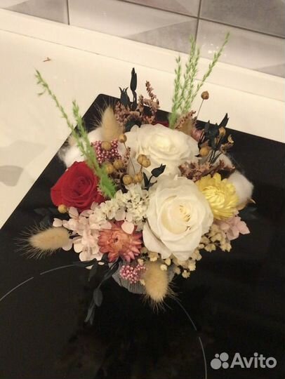 Цветы живые стабилизированные