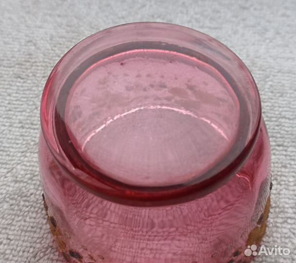 Старинная парфюмерная Баночка, Мелочница, Вазочка