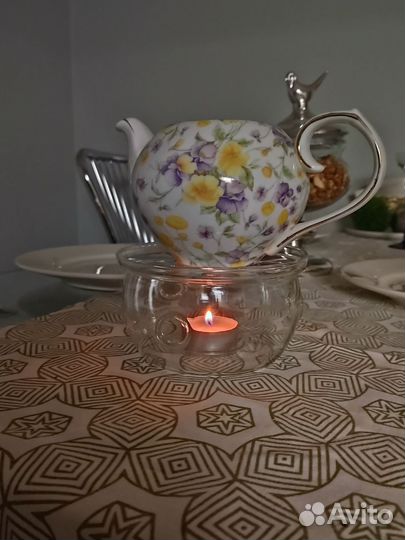 Подставка под чайник для нагревания свечой