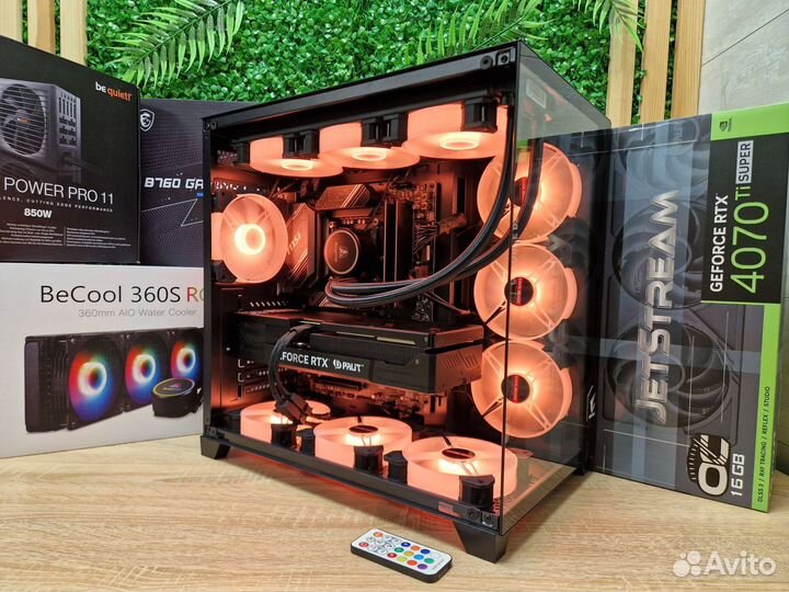 Новый ульта 4070Ti-Super/i5-13600kf/DDR5-32Gb/1Tb