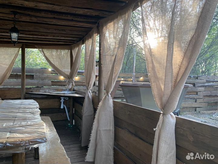 Аренда теплой беседки