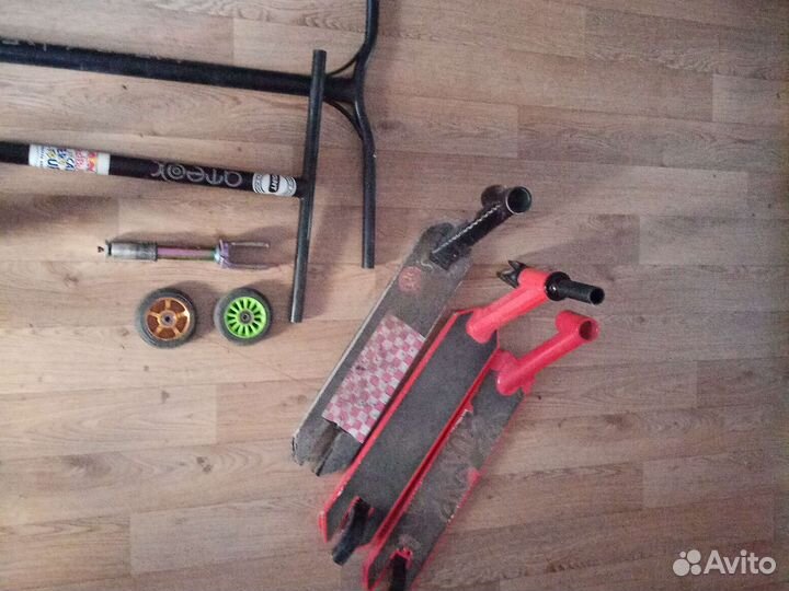 Запчасти на трюковой самокат