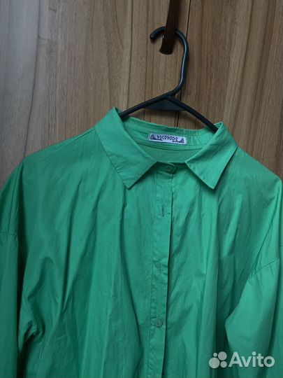 Рубашка женская зеленая 46 48