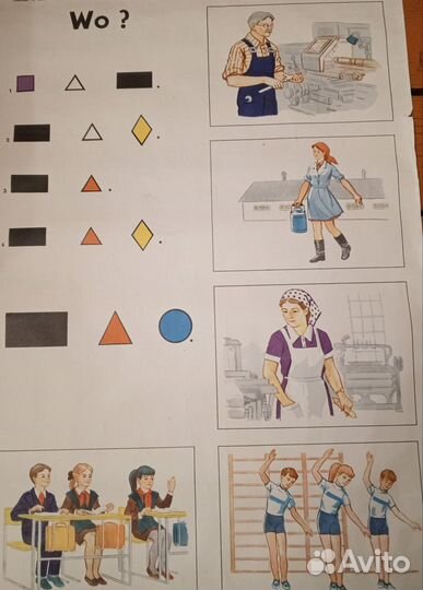 Учебно-наглядное пособие по немецкому языку СССР