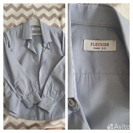 Рубашки к школе на мальчика 7-8,8-9,9-10,12-13 лет