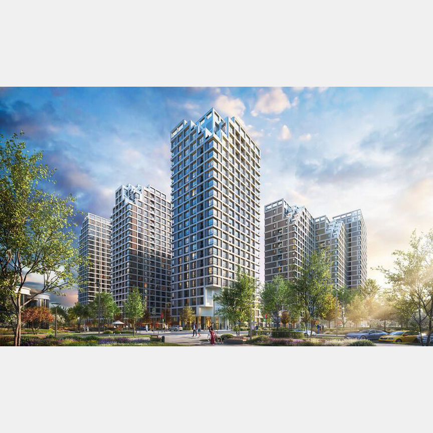 2-к. квартира, 58,9 м², 15/22 эт.