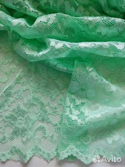 Кружево ткань 3 отреза