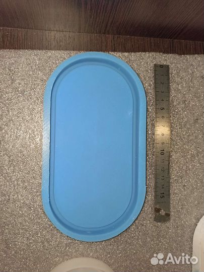 Силиконовая форма поднос овальный