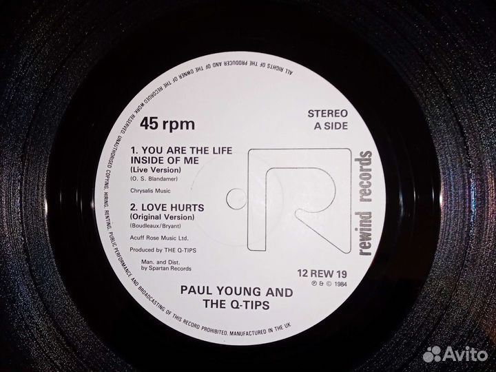 EP.Paul Young And The Q-Tips – 1984