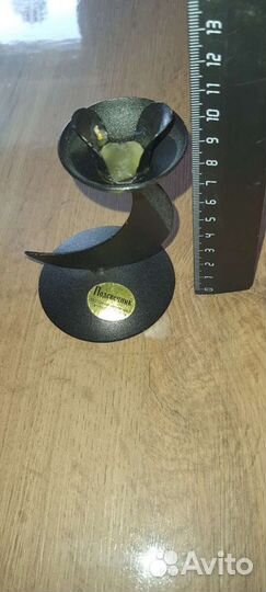 Подсвечник чёрный металл