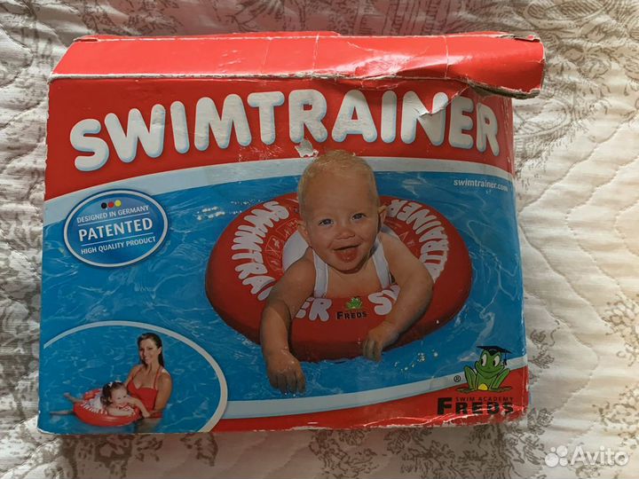 Круг плавательный swimtrainer красный