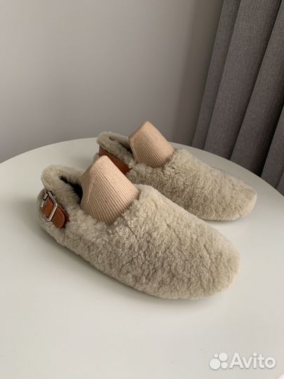 Меховые балетки ugg 36