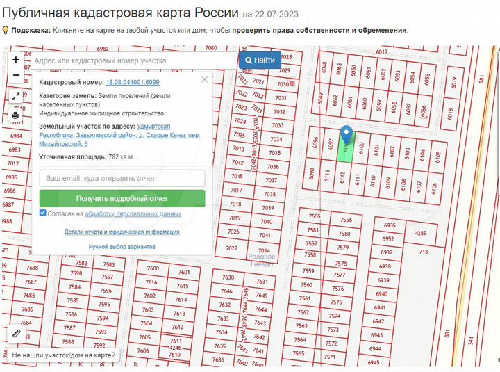 Участок 7,8 сот. (ИЖС)