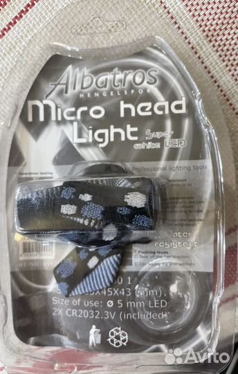 Налобный фонарь Albatros Micro