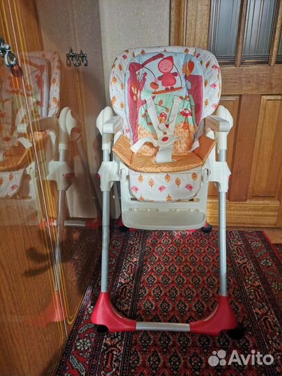 Стул для кормления chicco polly