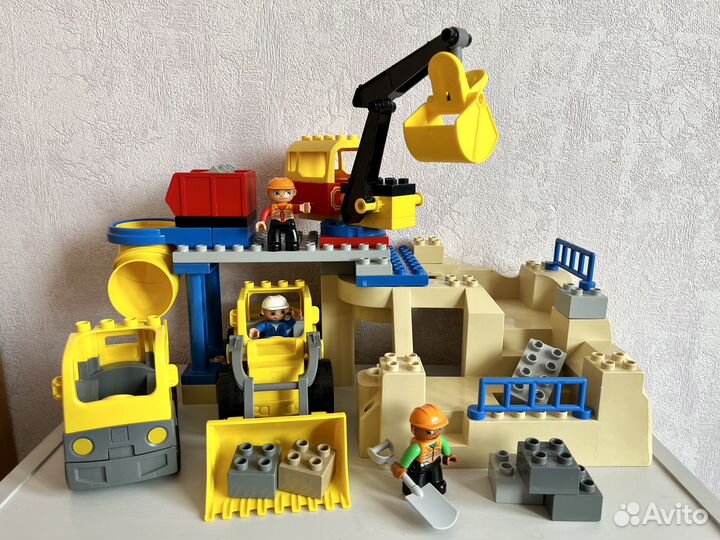 Лего Дупло Большая стройка. Раритет 6 наборов