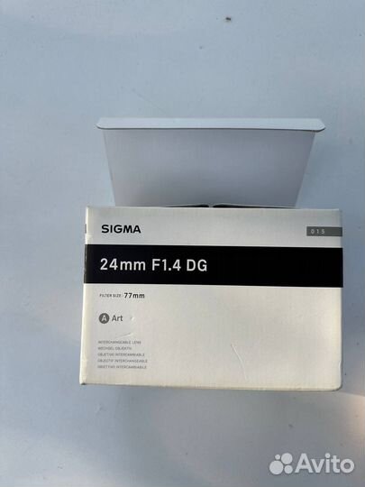 Sigma 24mm 24 mm art sony FE f1.4 1 4