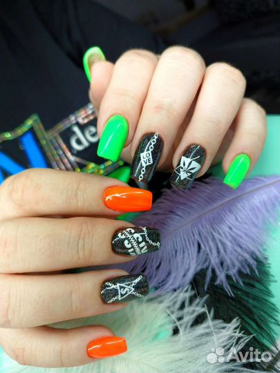 Маникюр гель лак наращивание ногтей на дому