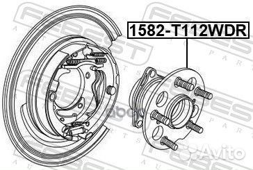 Ступица задняя 1582-T112WDR Febest