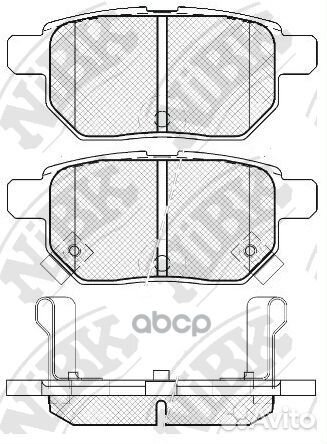 Колодки тормозные PN1519 NiBK