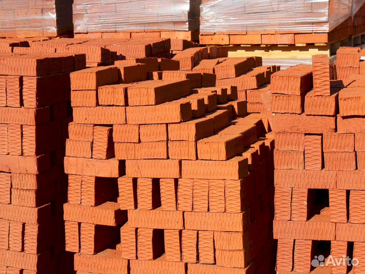 Кирпич красный бутовый, забутовочный, рядовой