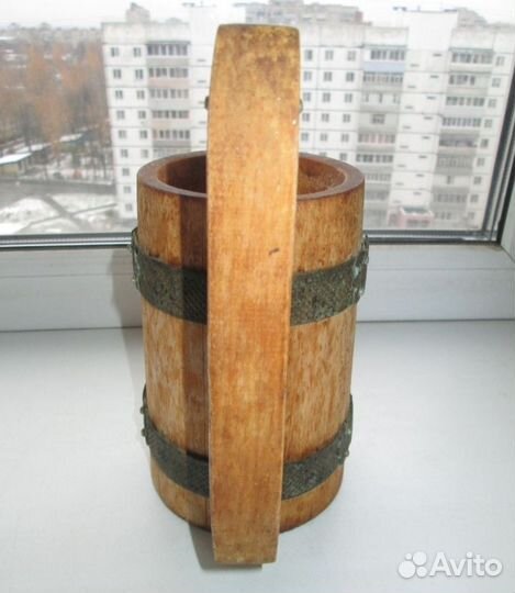 Пивная квасная кружка 0,75 л, русский стиль