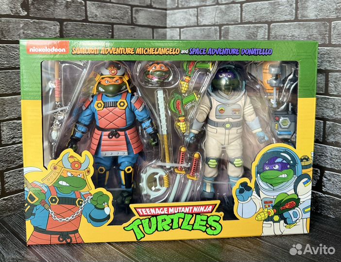 Черепашки ниндзя Neca Самурай и Космонавт Tmnt