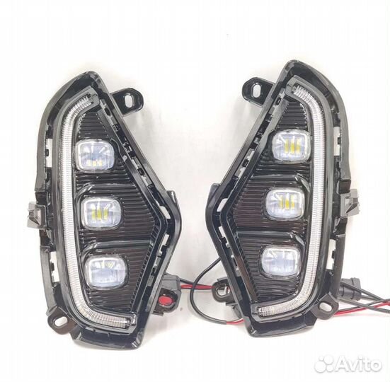 Противотуманные фары led toyota rav4