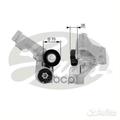 Ролик натяжной ремня но Ford