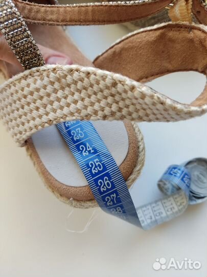 Новые эспадрильи босоножки танкетки M&S 6,5(40)