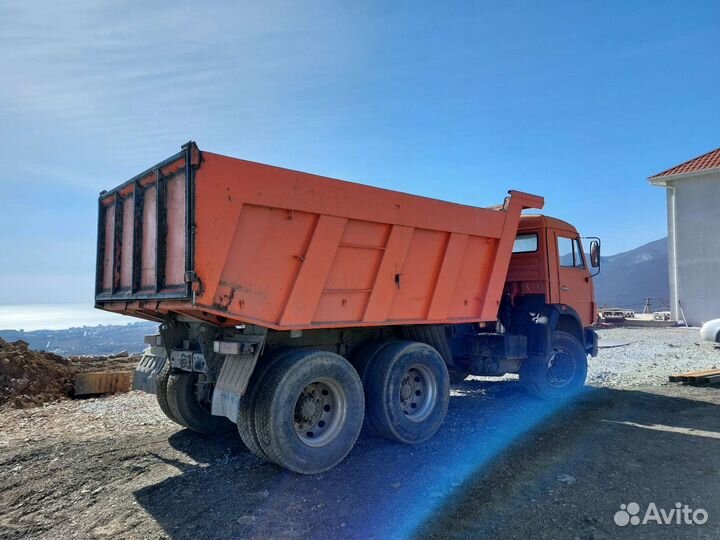 Услуги экскаватора самосвала камаз 65115