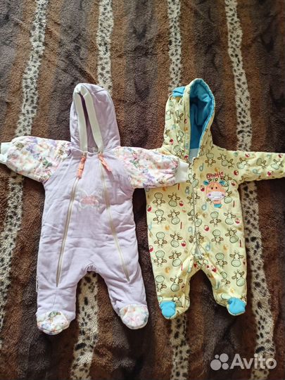 Одежда для девочки пакетом слипы 56 64