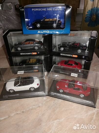 Mодели авто 1:64 Minichamps + AutoArt