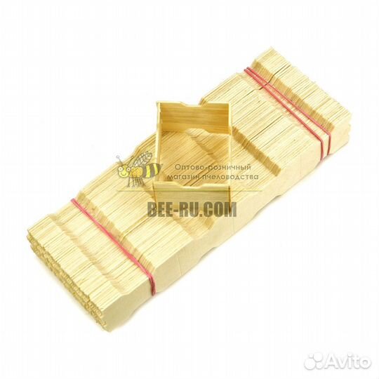 Минирамка для сотового меда 50 шт (80 гр. 52х68х37