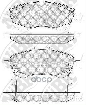 Колодки тормозные honda CR-V III 07- передние к