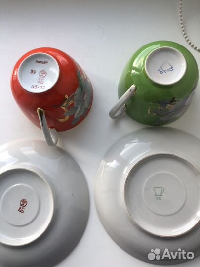 Чайные пары Барановка и лфз СССР