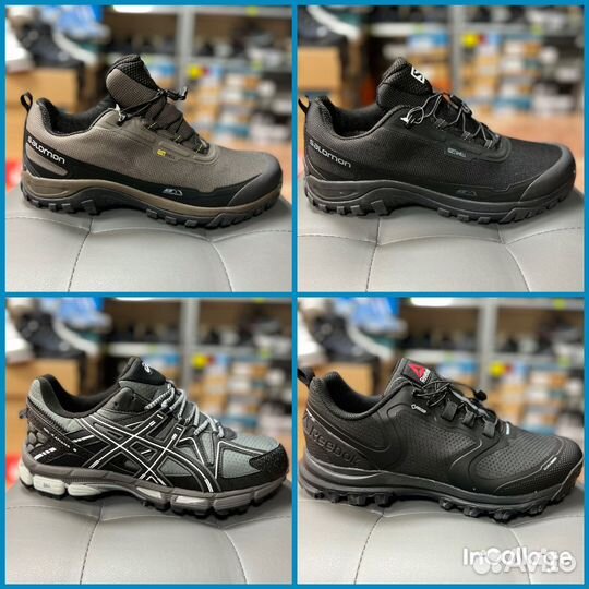 Кроссовки salomon adidas reebok и др/зимние/термо
