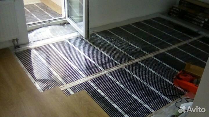 Теплый пол под ламинат,линолеум - Q-Term ширина 1м