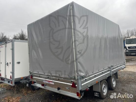 Прицеп две оси для легких коммерческих перевозок