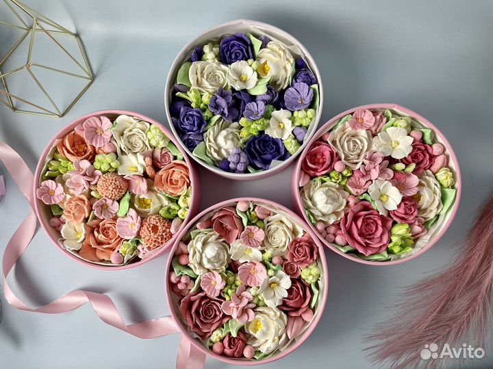 Съедобные букеты и подарки из зефира и шоколада