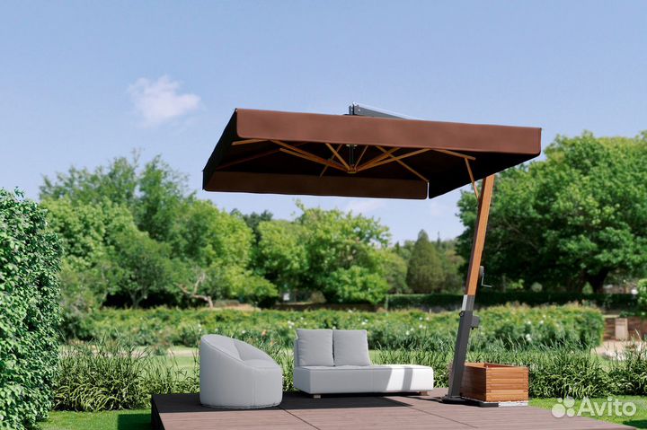 Зонт для дачи и сада усиленный