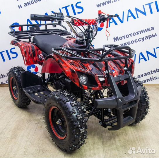 Квадроцикл ATV classic mini (эл) красный камуфляж