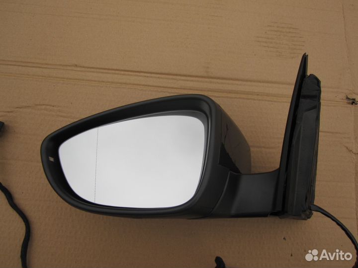 Зеркало левое 9 конт Volkswagen Passat B7 2011-15