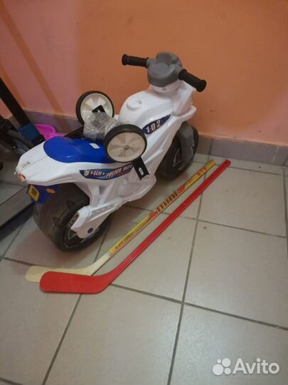 Беговел-мотоцикл детский Police 102 очень крутой