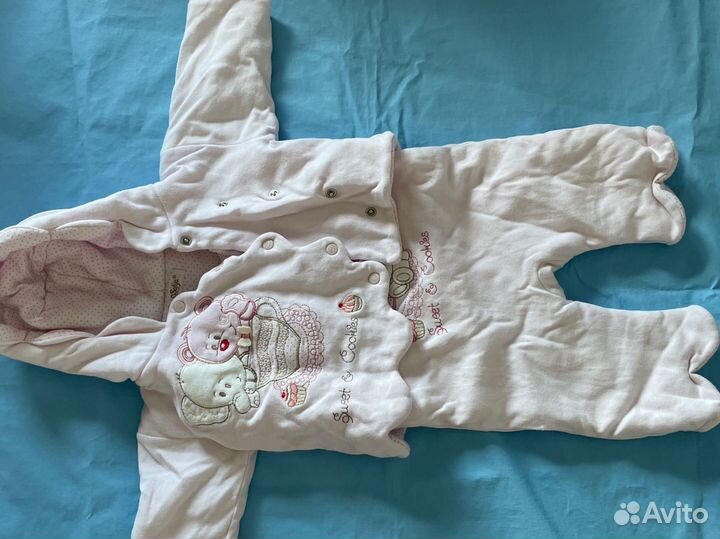 Детские вещи пакетом на девочку 56 62